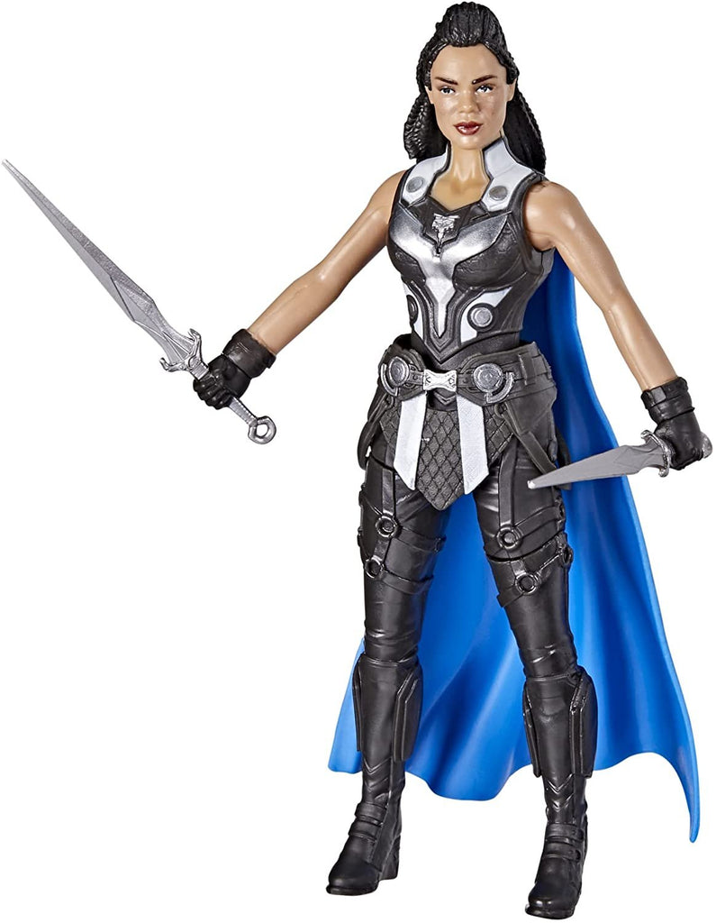 Marvel Studios' Thor: Love and Thunder King Valkyrie Toy, 6-Inch-Scale Deluxe Action Figure with Action Feature, Toys for Kids Ages 4 and Up