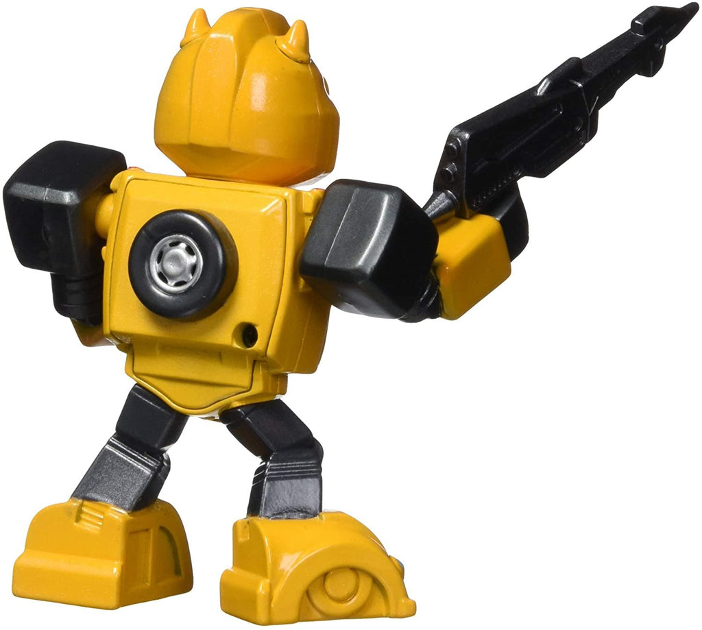 Transformers G1 Bumblebee Light-Up 4" Die-cast Metal Collectible Figure, Toys for Kids and Adults