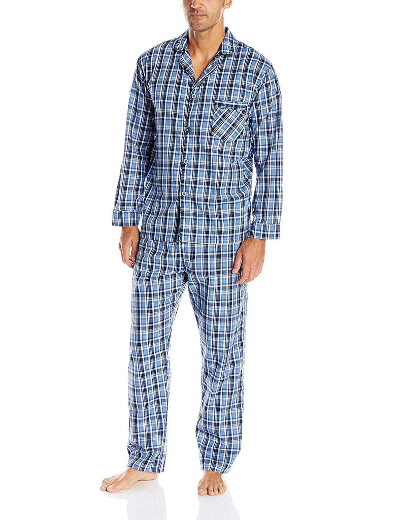 Hanes Men's Broadcloth Pajama Set