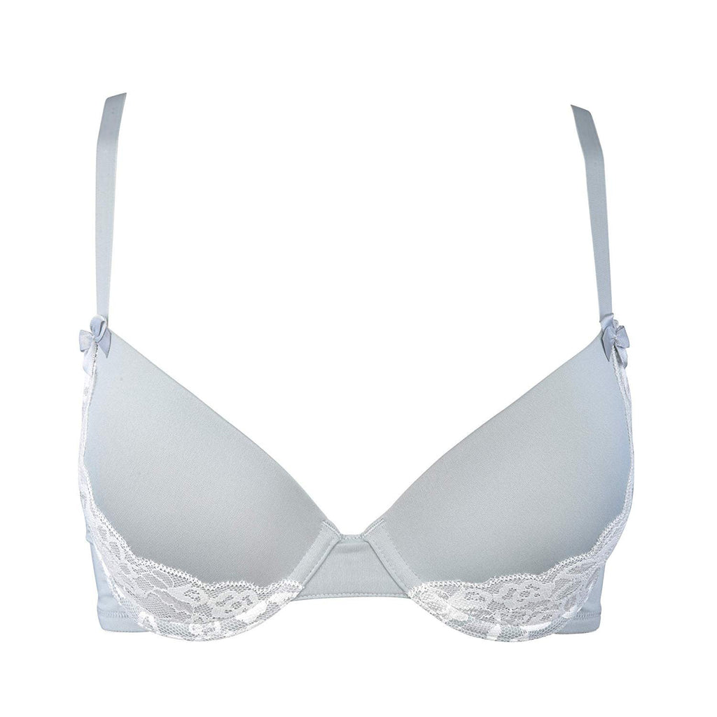 Donna Loren Women's Bra Full Coverage Lace Trim 2-Pack Underwire Molded
