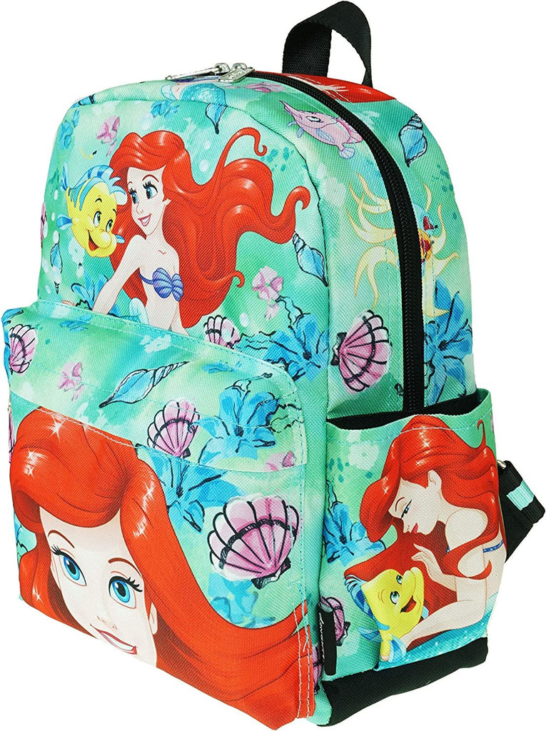 KBNL The Little Mermaid Ariel 12inch Deluxe Oversize Print Daypack A21328 Medium