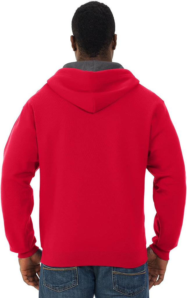 Fruit of the Loom Mens Full-Zip Hooded Sweatshirt (SF73R) -Admiral BL -2XL