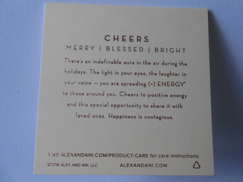 Alex and Ani Womens Cheers Set of 3 Color Infusion Champagne