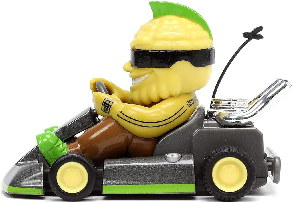 Jada Toys Fart Karts Cool Wipes Pull Back Car, 3.5” Toys for Kids Ages 6+ (32789)