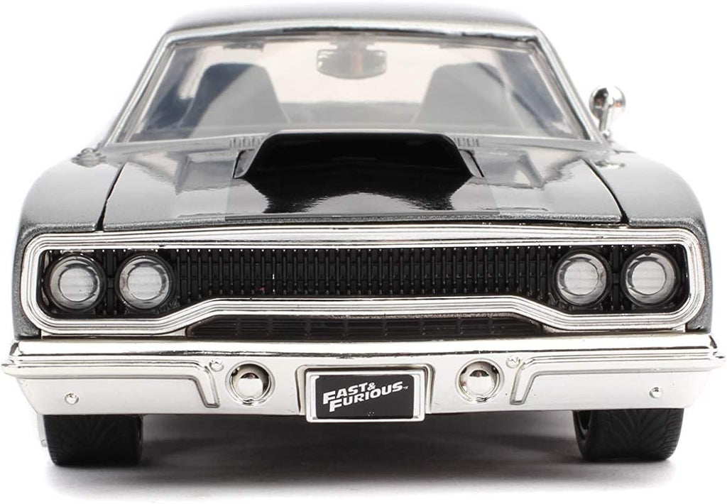 Fast & Furious 1:24 Dom's 1970 Plymouth Roadrunner Die-cast Car, Toys for Kids and Adults