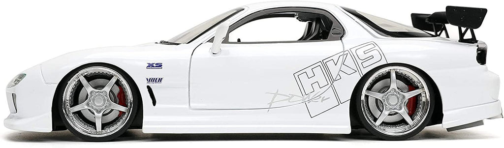 Jada Toys Fast & Furious 1:24 1992 Mazda RX-7 Die-cast Car, Toys for Kids and Adults