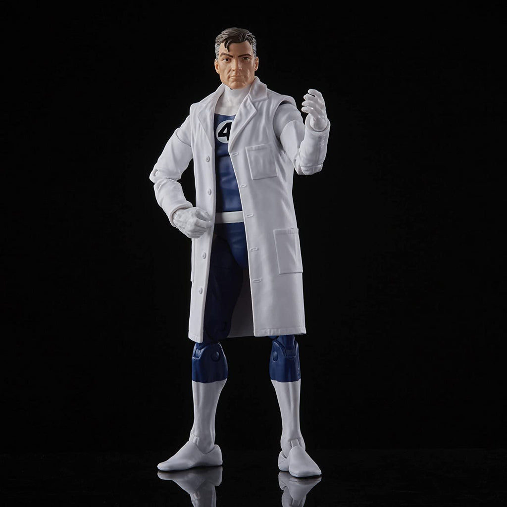 Hasbro Marvel Legends Series Retro Fantastic Four Mr. Fantastic 6-inch Action Figure Toy, Includes 4 Accessories