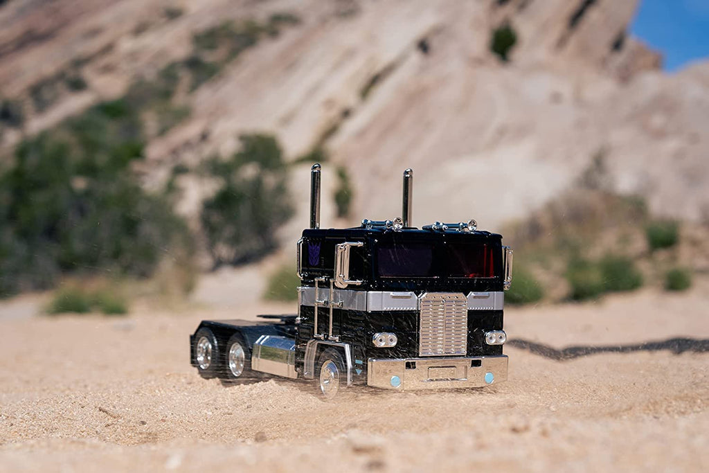 Jada Toys Transformers G1 1:24 Nemesis Prime Die-cast Car, Toys for Kids and Adults , Black