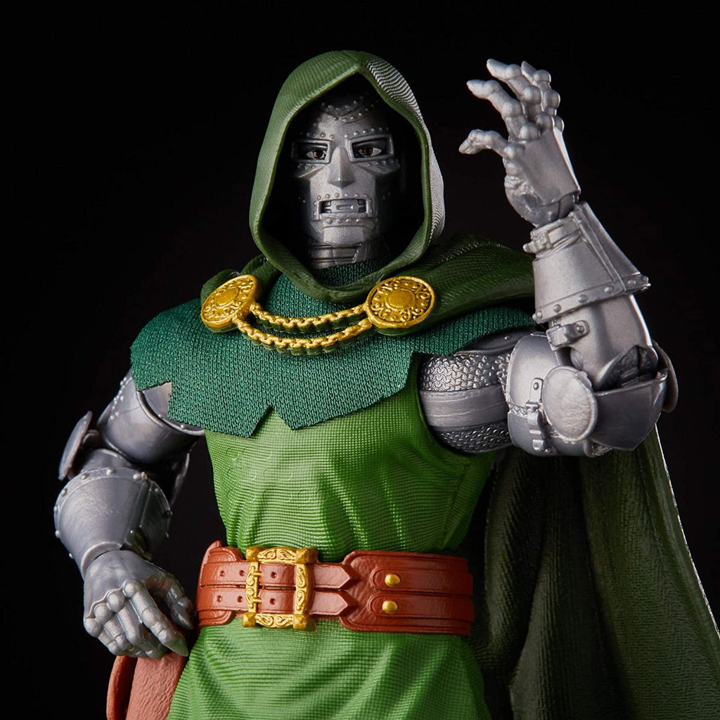 Marvel Vintage Series 6-inch Scale Dr. Doom Fantastic 4 Action Figure Toy, 10 Accessories, Marvel Super Hero Collectible Series, Ages 4 and Up