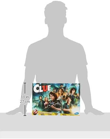 Hasbro Gaming Clue: Ghostbusters Edition Game, Cooperative Board Game for Kids Ages 8 and Up; Players Can Team Up to Battle Ghosts