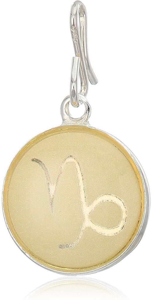 Alex and Ani Women's Etching Charm Capricorn Small Sterling Silver, Expandable