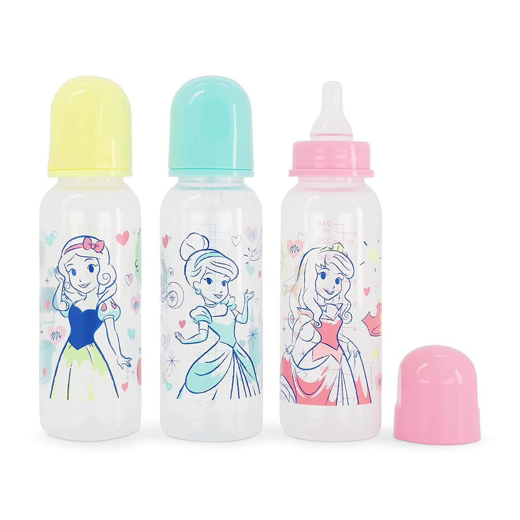 Baby Bottles 5 oz for Boys and Girls| 3 Pack of Disney"Bubble Mint" Infant Bottles for Newborns and All Babies | BPA-Free Plastic Baby Bottle for Baby Shower