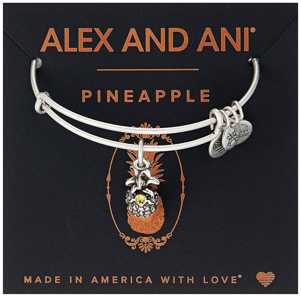 Alex and ANI Pineapple III Bangle Bracelet, Expandable