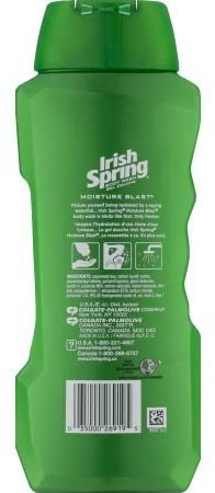 Pack of 10 - Irish Spring Moisture Blast Body Wash, 18 fl oz