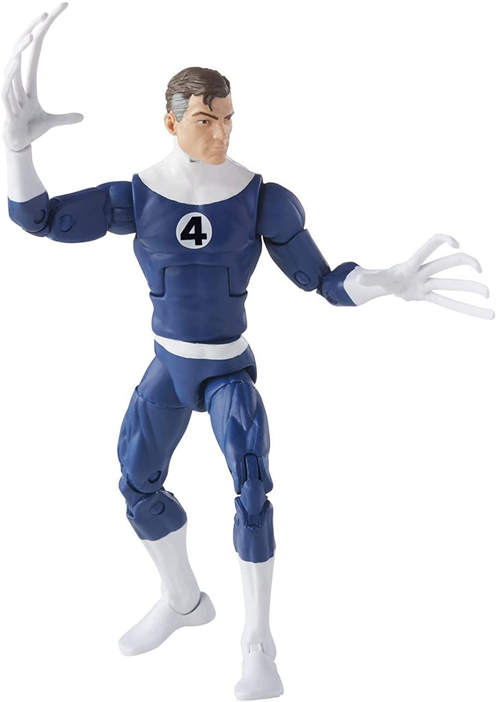 Hasbro Marvel Legends Series Retro Fantastic Four Mr. Fantastic 6-inch Action Figure Toy, Includes 4 Accessories