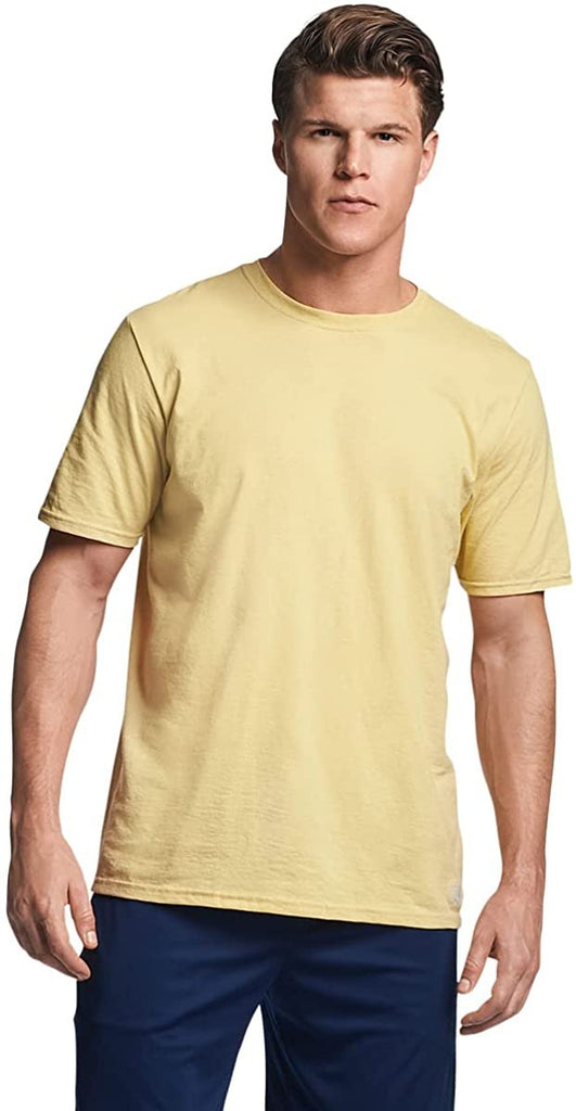 Russell Men's Essential Short-Sleeve Tee Gt Gold