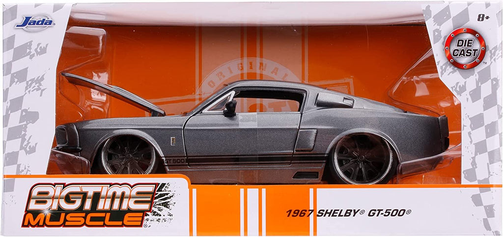 Big Time Muscle 1967 Shelby GT500 Die-cast Car, Toys for Kids and Adults