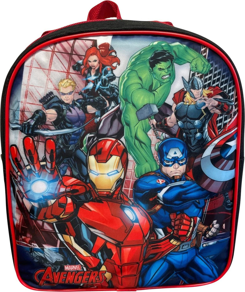 Avengers Toddle Boy 12 Inch Mini Backpack (Black-Red)