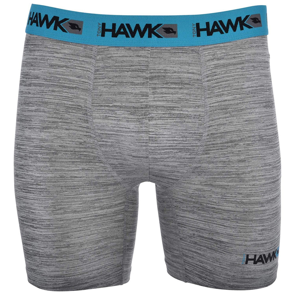 TONY HAWK Mens Performance Underwear - 3-Pack Stretch Performance Boxer Briefs Training Breathable Athletic Fit No Fly