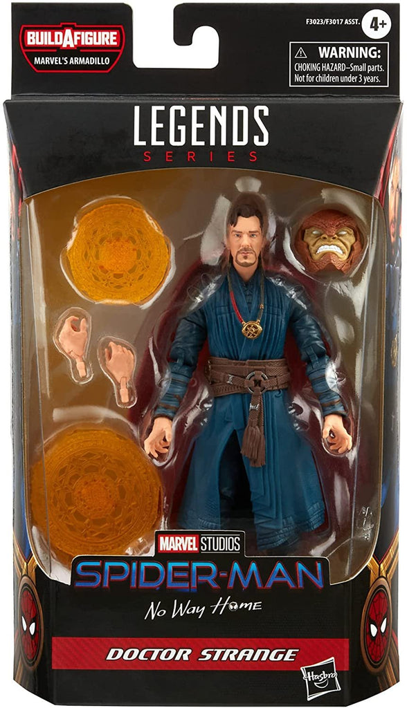 Spider-Man Marvel Legends Series Doctor Strange 6-inch Collectible Action Figure Toy and 4 Accessories and 1 Build-A-Figure Part(s)