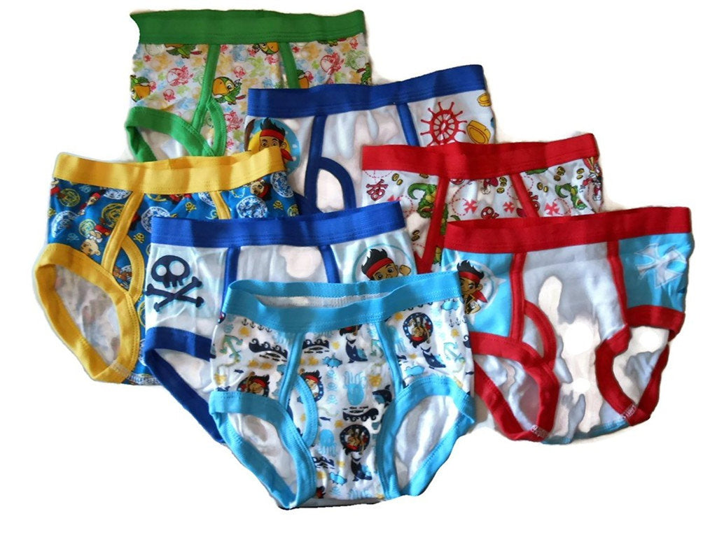 Disney Little Boys' Jake 7-Pack Brief