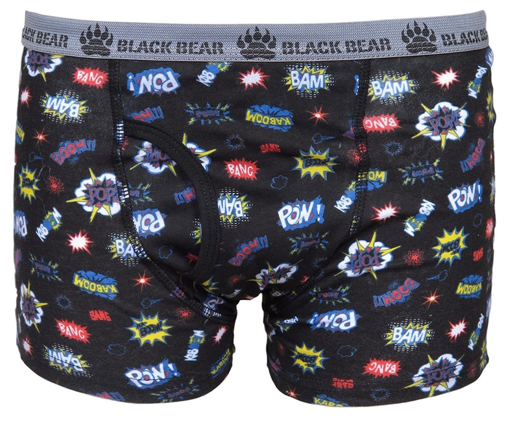 Black Bear Boys' Boxer Briefs (Pack of 6)