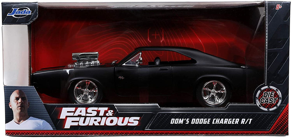 Jada 1:24 Fast & Furious - 1970 Dodge Charger Street Mat Black Vehicle