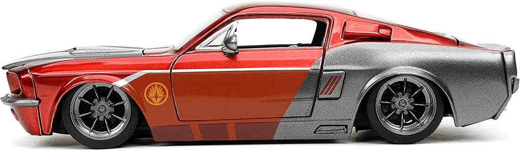 Jada Toys Marvel Guardians of The Galaxy 1:24 1967 Shelby GT500 Die-cast Car with 2.75" Star-Lord Figure