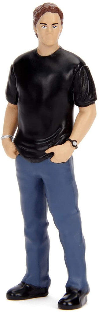 Jada Toys Fast & Furious Brian & Toyota Supra, 1:24 Scale Build n' Collect Die-Cast Model Kit with 2.75" Die-Cast Figure , Orange