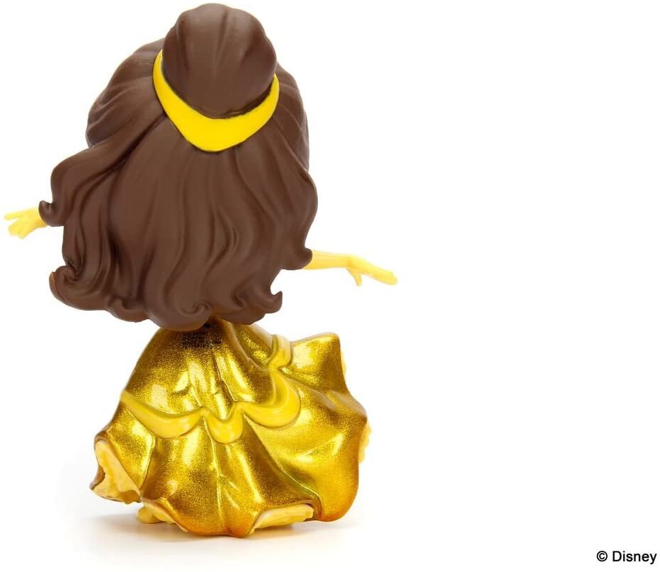 Jada Toys Metals Disney Princess Belle Gold Gown Collectible Toy Figure