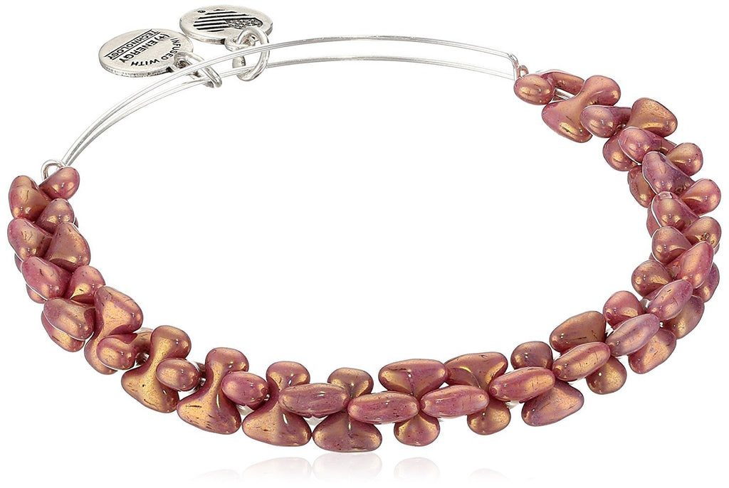Alex and Ani Womens Boulder EWB, Robin Bangle Bracelet, Rafaelian Gold, Expandable