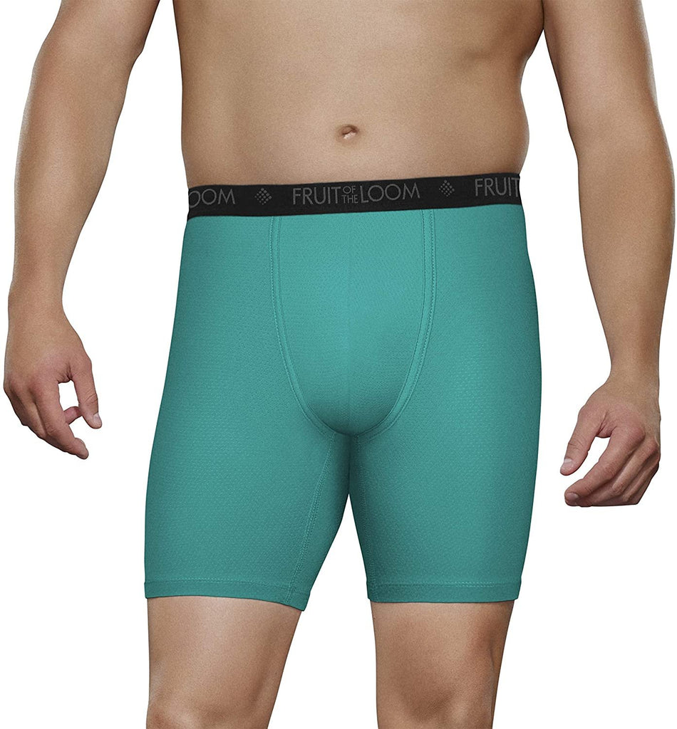 Fruit of the Loom Men's Breathable Cotton Boxer Briefs (Regular & Big Man)