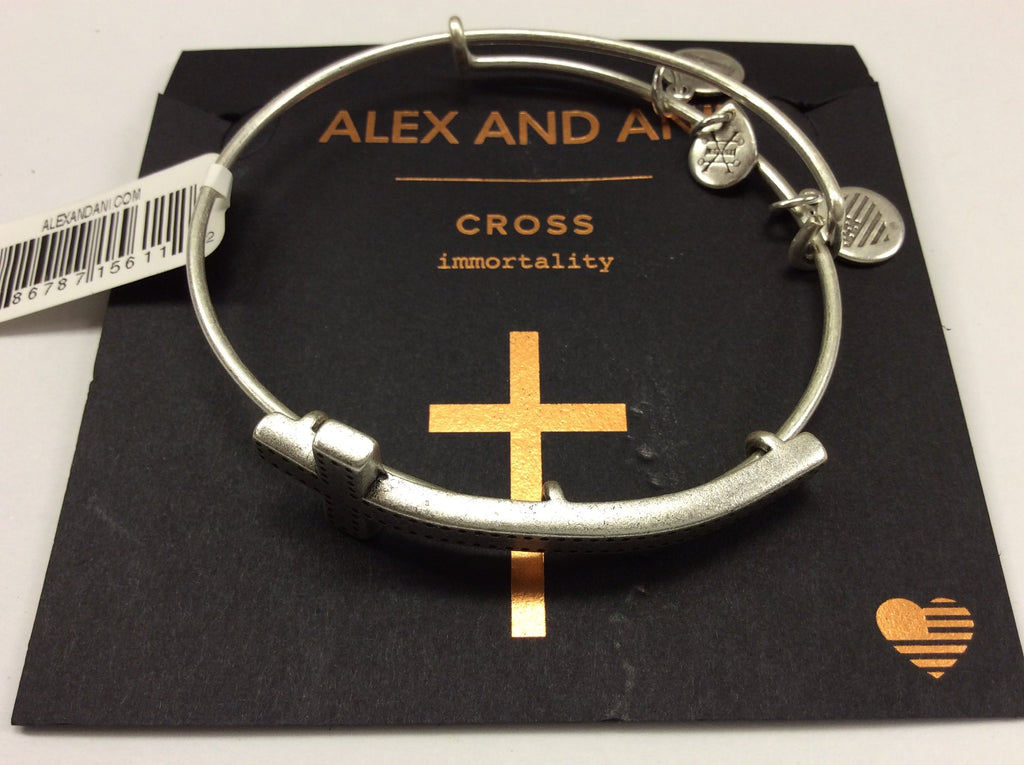 Alex and Ani Womens Spiritual Armor Cross Bangle