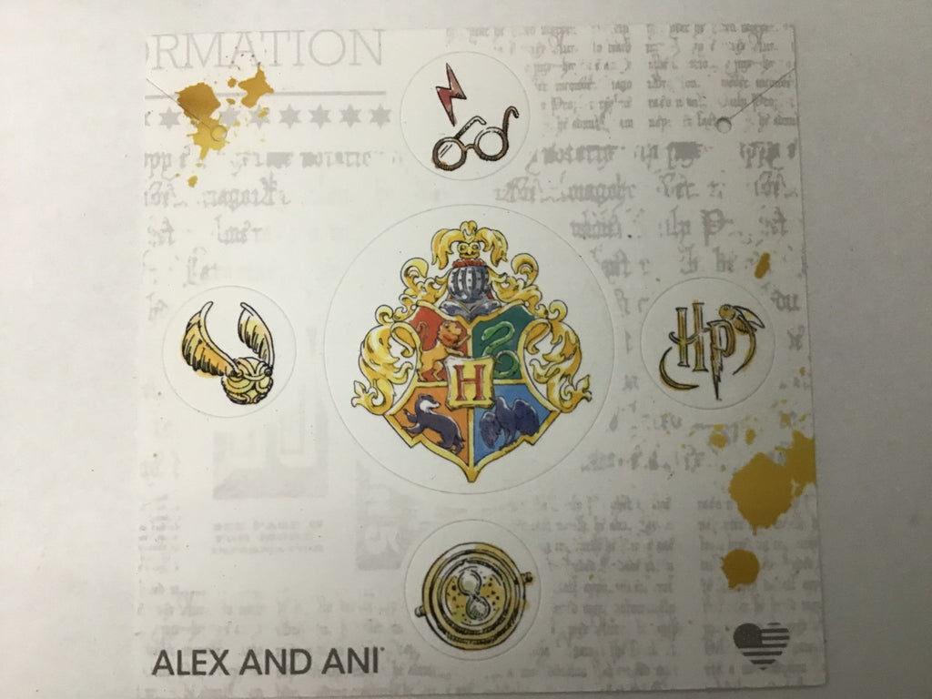 Alex and ANI Harry Potter Bangle Bracelet Silver/Until The Very End One Size