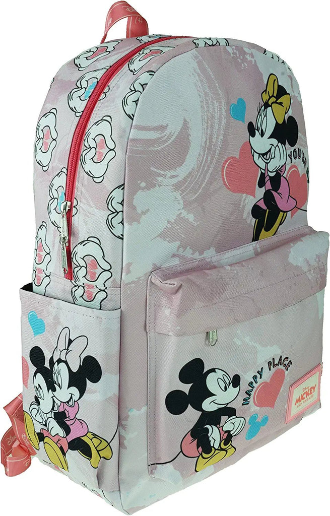 KBNL Classic Disney Winnie The Pooh Backpack with Laptop Compartment for School, Travel, and Work, Multicolor (A22208-WTP)