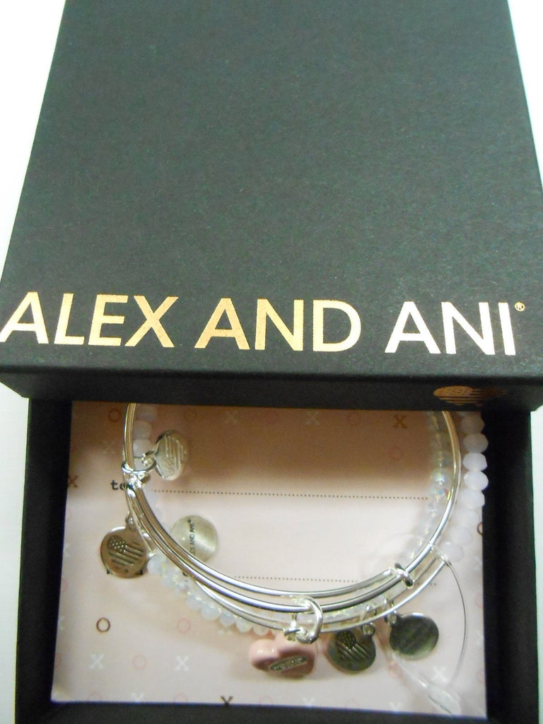 Alex and Ani Cupid's Arrow Rafaelian Silver Wrap Bracelet