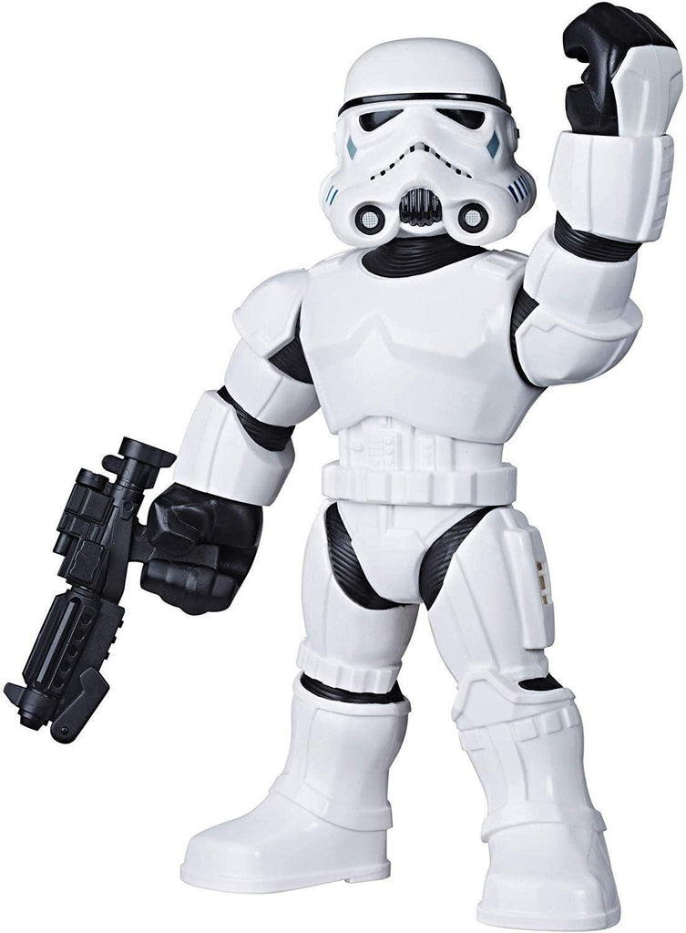 Star Wars Galactic Heroes Mega Mighties Stormtrooper 10" Action Figure with Blaster Accessory, Toys for Kids Ages 3 & Up