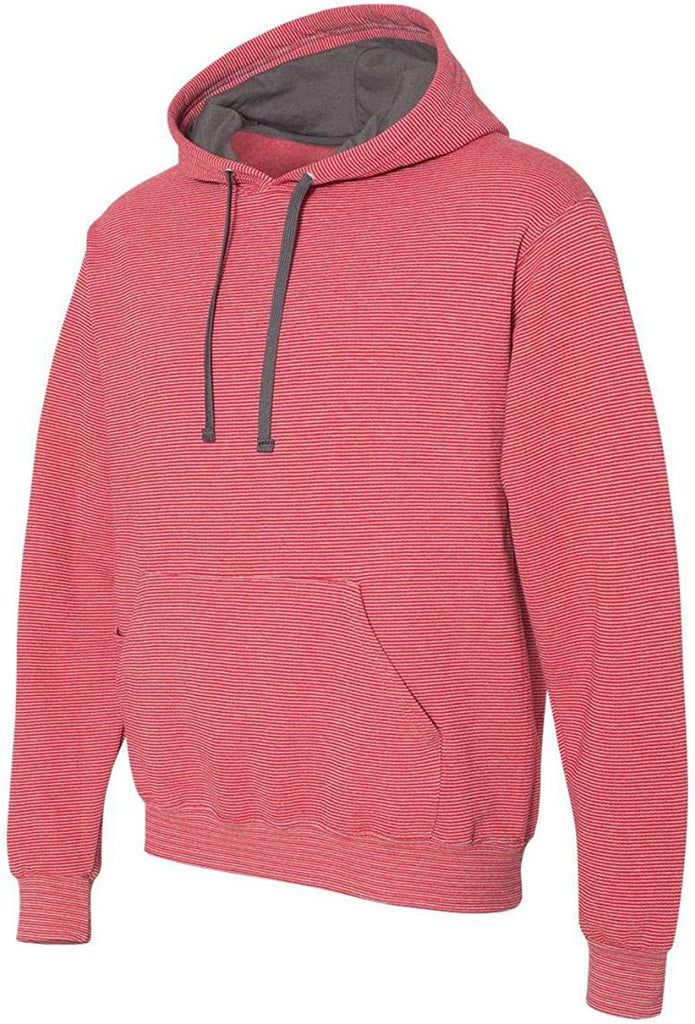 Fruit of the Loom - Sofspun Microstripe Hooded Pullover Sweatshirt - SF77R