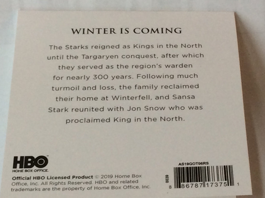 Alex and Ani GAME OF THRONES Winter is Coming Charm Bangle Bracelet - Rafaelian Silver Finish