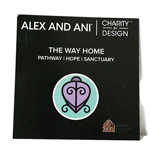 Alex and Ani Womens Charity by Design - The Way Home Expandable Charm Bangle Bracelet