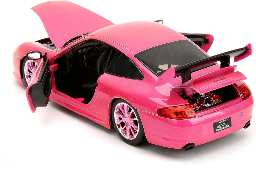 Pink Slips 1:24 Porsche 911 GT3RS Die-Cast Car, Toys for Kids and Adults(Pink)
