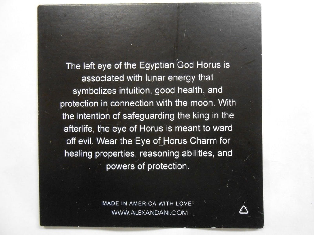 Alex and Ani Eye of Horus II Rafaelian Silver Bangle Bracelet