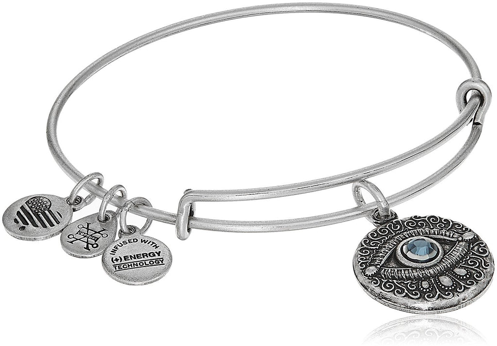 Alex and ANI Evil Eye Bangle Bracelet Expandable
