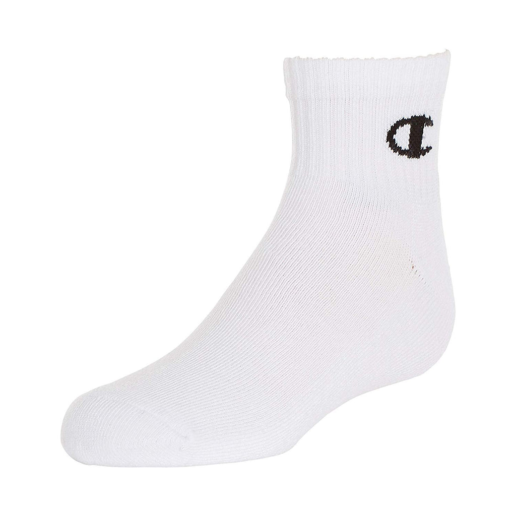 Champion Kids' Big 6-Pack Socks in Quarter Or Low Cut