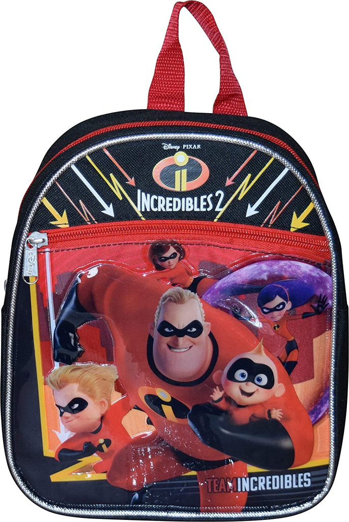 Incredibles 2 10" Backpack With Heat Seal Artwork