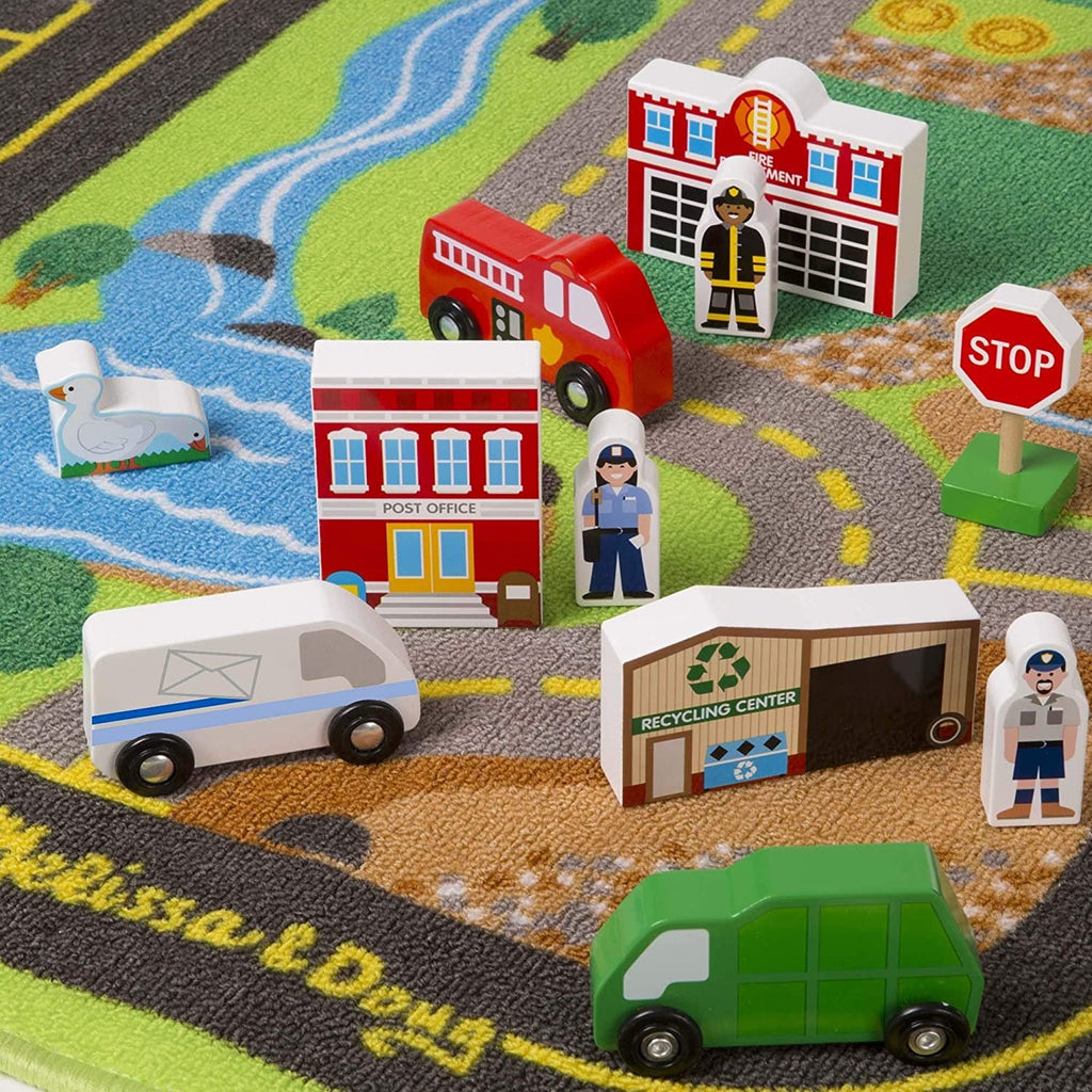 Melissa & Doug Deluxe Road Rug Play Set