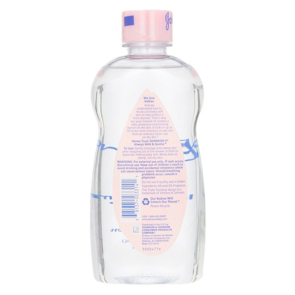 Johnson & Johnson Baby Oil Original, 14 Ounce (Pack of 2)
