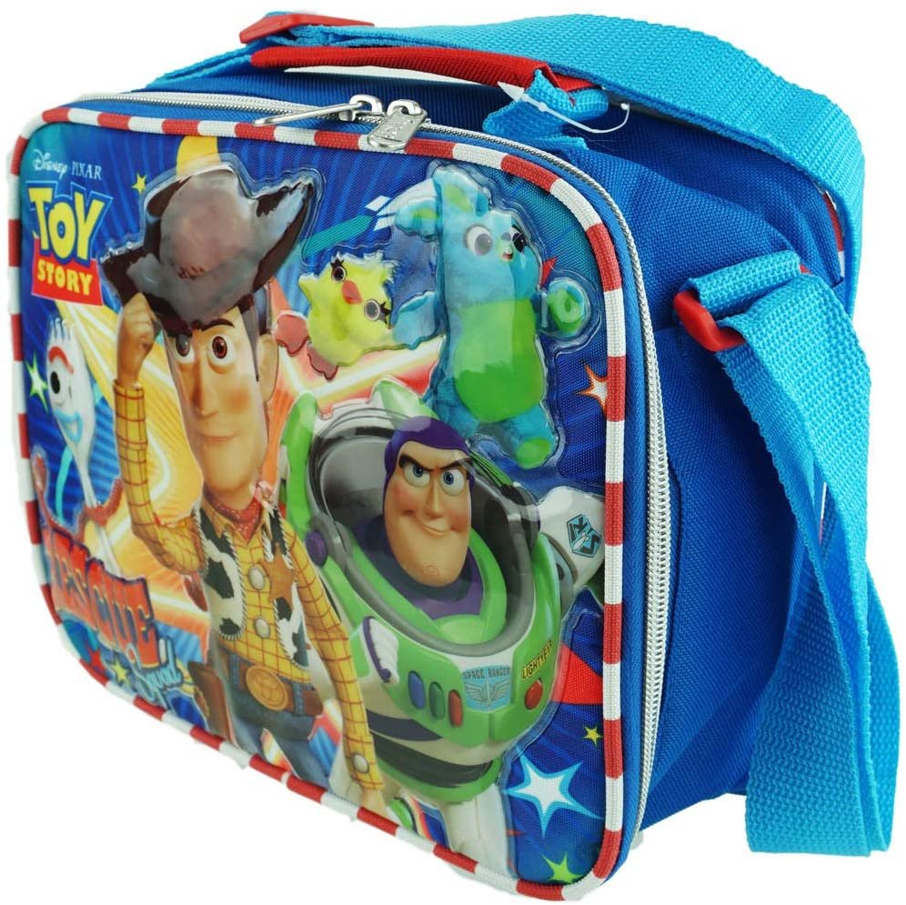 Toy Story 4 Insulated Lunch Box With Adjustable Shoulder Straps - Toy Heroes - A17326