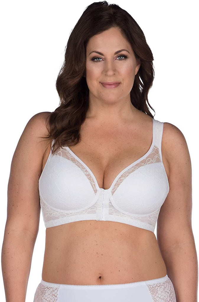 Leading Lady Women's Lace Covered Wirefree Posture Bra, The Grace