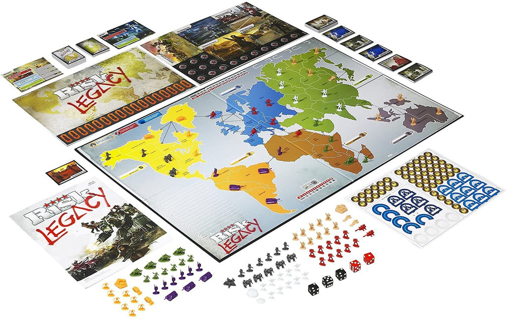 Avalon Hill DIA452334 Risk Legacy Game, Multicolor